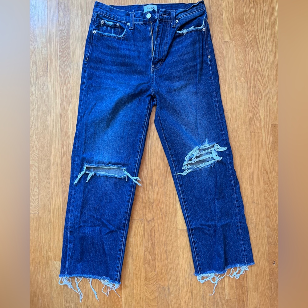 Pistola Cassie Super High Rise Straight Crop